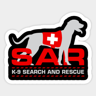 K-9 Search and Rescue Sticker